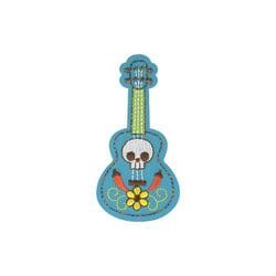 Ecusson thermocollant Mexique guitare 3,5x7cm