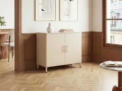 Buffet Acier Beige OMBURA - Beliani