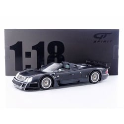 Véhicule miniature de collection - GT SPIRIT - Mercedes‑Benz CLK‑GTR Roadster 1999 - 1/18 - Gris - Réf. GT960