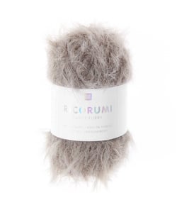 Fil fausse fourrure RICORUMI FURRY FURRY - 25 gr - Rico Design - Idéal pour les amigurumis et créations douillettes 09 Bois