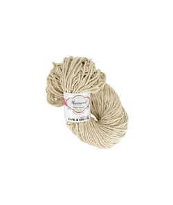 Echeveau macramé en coton recyclé 250GR - Care & Create Ecru
