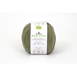 DMC - Fil Coton Recyclé Eco Vita 3mm 100g Tricot et Crochet Col. 198 vert