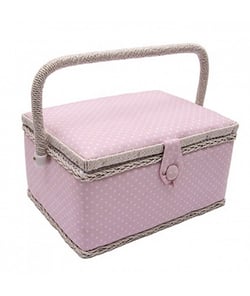 Coffret à couture A POIS ROSE Petite Taille - Rico Design Rose