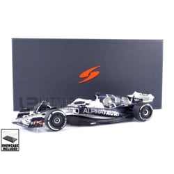 Voiture miniature de collection - SPARK - ALPHA TAURI AT03 - Échelle 1/18 - Blanc/Bleu - Australian GP 2022