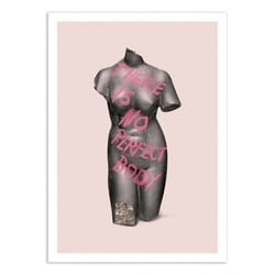 Affiche 30x40 cm - No Perfect Body - Jonas Loose