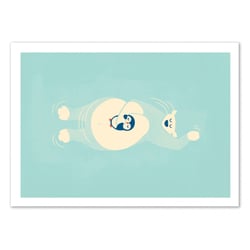 Affiche 30x40 cm - Floating - Jay Fleck