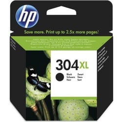 304XL Cartouche d'encre noire authentique (N9K08AE) pour  DeskJet 2620/2630/3720/3730