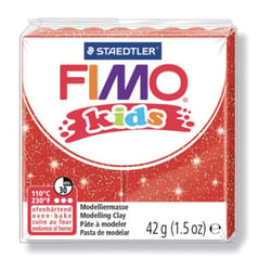 Fimo - Pâte Fimo Kids 42 g Rouge pailleté 8030.212