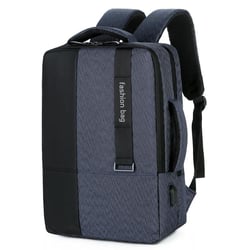 Sac À Dos Ordinateur Grande Capacité Avec Interface De Charge USB Rouge Bleu YONIS