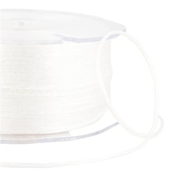 Cordon queue de rat 2mm blanc au mètre