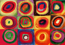 Puzzle 1000 pièces - Kandinsky - Colour Study, 1913 - Bluebird Puzzle