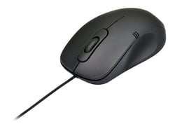 PORT Connect Souris filaire USB-A Ambidextre & Design noire