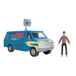 Stranger Things World Of Figure & Vehicle - Figurine et véhicule  The Squawk van Playset avec Steve