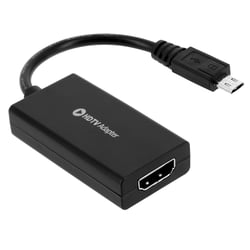 Avizar Câble adaptateur MHL HDMI vers Micro-USB pour smartphone et tablette Noir