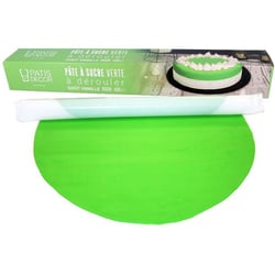 Pâte à Sucre Verte à dérouler - 430g