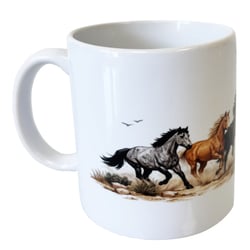 Mug en céramique mustangs 35 cl
