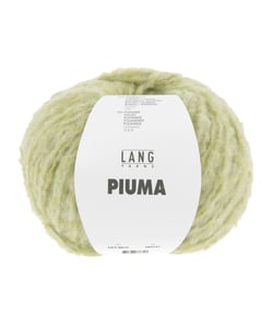 Pelote de laine et coton à tricoter PIUMA - Lang Yarns 16 Vert
