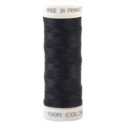 Fil à coudre polyester 100m made in France - bleu encre 349