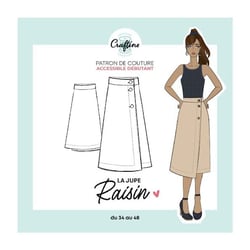 Patron Craftine Jupe Raisin - Format Papier