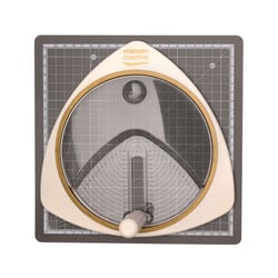 Cutter circulaire - Ø 15 cm - Avec tapis de découpe auto-adhésif - Vaessen Creative