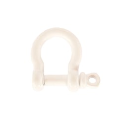 Fermoirs en métal Blanc (idéal pour Paracord) 2 pièces 3cm