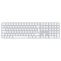 Clavier - Apple Magic Keyboard - Blanc - AZERTY - Sans fil - Avec pavé numérique