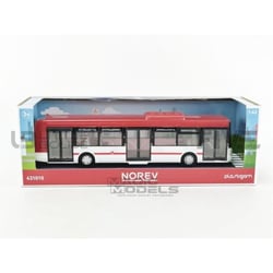Voiture miniature de collection - NOREV - IRISBUS Bus - Échelle 1/43 - Rouge/Blanc - Réf. 431010R