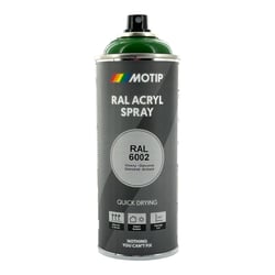 Spray de peinture - Vert - RAL 6002 - Brillant - Acrylique - Tous supports - MoTip - 400ml