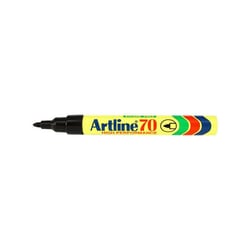 Marqueur - Noir - Indélébile - Permanent - Pointe fine - Résiste à l'eau - Artline70
