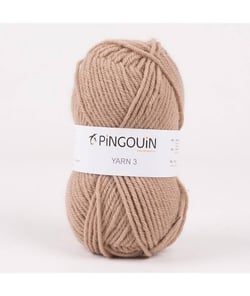 Pelote de laine à tricoter PINGO YARN 3 - Pingouin Marron (TAUPE)