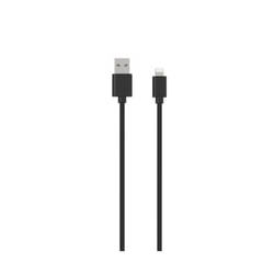 Jaym Câble Lightning vers USB-A 2,4A Charge et Synchronisation Collection POP 1,5m Noir