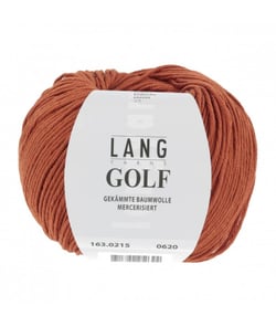 Coton à tricoter GOLF - Lang Yarns - PPSC 215 Marron