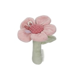 Hochet peluche Fleur rose - Fairy Garden - Little Dutch