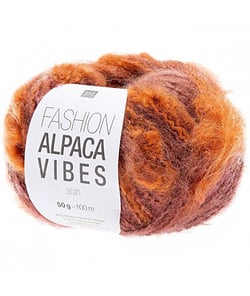 Pelote de laine FASHION ALPACA VIBES AR - Rico Design 05 Orange