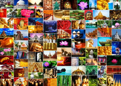 Puzzle 500 pièces - Collage - Zen - Grafika