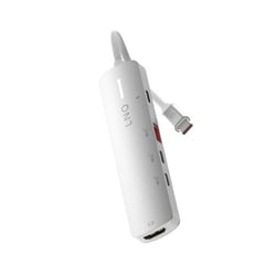 LinQ Hub Multiport Pro 5-en-1 HDMI 4K USB-C Power Delivery 140W 10Gbps Gris