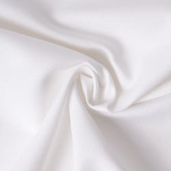 Tissu Toile Polycoton Loire uni Blanc
