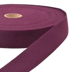 Sangle violet prune au mètre