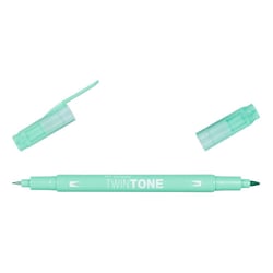 Feutre double pointe 0,8 et 0,3 mm - TOMBOW - Vert menthe