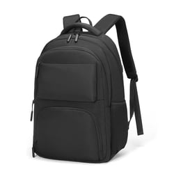 Sac À Dos Ordinateur Multifonctionnel Imperméable Avec Coussin Respirant Noir YONIS