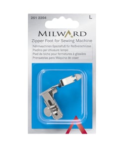 Pied-de-biche fermeture a glissiere machine a coudre - Milward Gris
