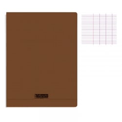 Cahier - 24x32(cm) - Grands carreaux - 192 pages - couverture en polypro - sans spirale - Clairefontaine - Calligraphe