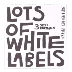 Bloc d'étiquettes Paperfuel - Lots of White Labels - Papier - Blanc - 135 feuilles