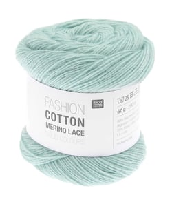 Fashion Cotton Merino Lace Solid Colours de Rico Design : Élégance et légèreté au bout des aiguilles 06 Pétrole