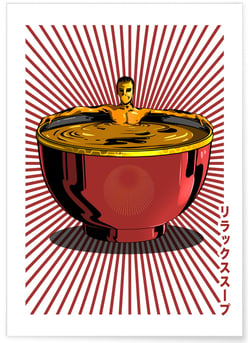 Affiche Soupe Relaxante | A3 : 29,7x42cm