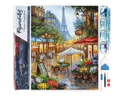 Diamond Painting Broderie Diamant Figured’Art 40x50cm toile entière roulée avec diamants carrés - La Boutique du Fleuriste Paris
