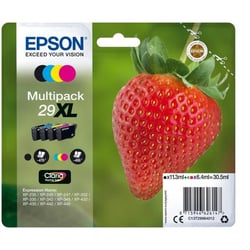 EPSON Multipack T2996 XL - Fraise - Noir, Cyan, Magenta, Jaune (C13T29964012)