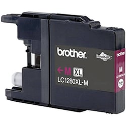 Cartouche d'encre Brother LC1280XLM - Magenta - Rendement élevé XL - Originale