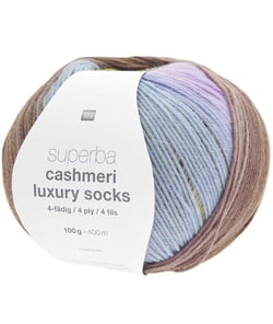 Pelote de Laine à Chaussettes Superba Cashmeri Luxury Socks 4 fils - 100g - Rico Design : Douceur et Luxe pour Vos Pieds 38 Nuances d'Automne