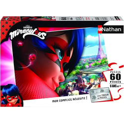 Puzzle Miraculous LadyBug 60 pièces - Nathan